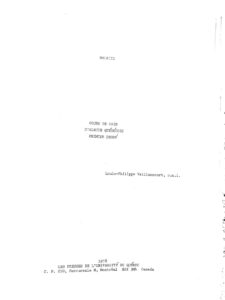 Сours de cris I by LOUIS-PHILIPPE VAILLANCOURT, book cover