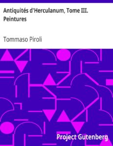 Antiquités d&rsquo;Herculanum, Tome III. Peintures, couverture du livre
