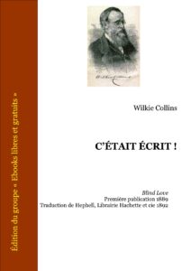 C&rsquo;Était écrit !, couverture du livre