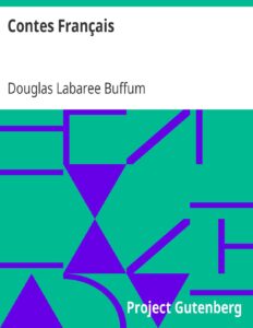 Contes Français, couverture du livre