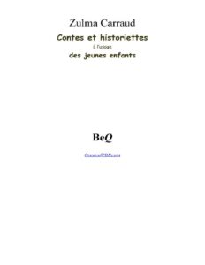 Contes et historiettes, couverture du livre