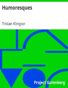 Humoresques, couverture du livre