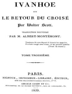 Ivanhoe (3/4) / Le retour du croisé, couverture du livre