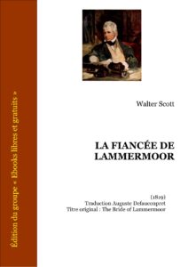 La Fiancée De Lammermoor, couverture du livre