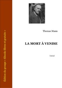 La Mort À Venise, couverture du livre