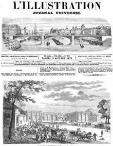 L&rsquo;Illustration, No. 1598, 11 octobre 1873, couverture du livre