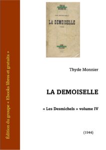 La Demoiselle, couverture du livre