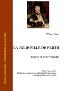 La Jolie Fille de Perth, couverture du livre
