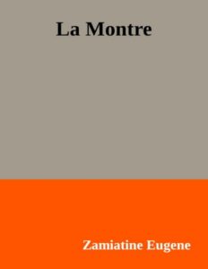 La Montre, couverture du livre