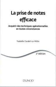 La prise de note, couverture du livre