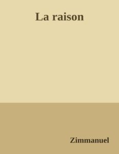La raison, couverture du livre