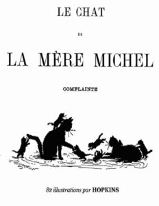 Le chat de la mère Michel: Complainte, couverture du livre