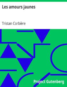Les amours jaunes, couverture du livre