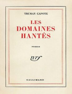 Les domaines hantés: roman, couverture du livre