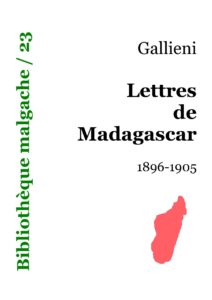 Lettres de Madagascar (1896–1905), couverture du livre