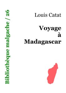 Voyage à Madagascar (1889–1890), couverture du livre