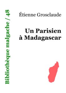 Un Parisien à Madagascar, couverture du livre