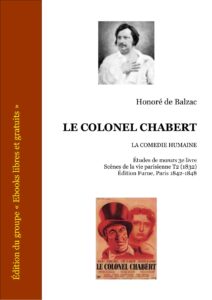 Le Colonel Chabert, couverture du livre