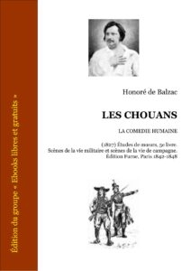 Les Chouans, couverture du livre
