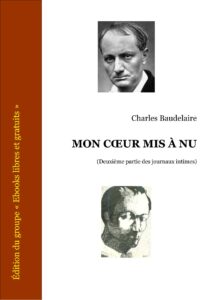 Mon cœur mis à nu, couverture du livre