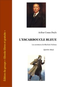 L’Escarboucle bleue, couverture du livre