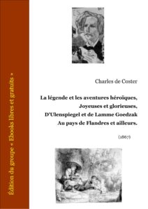 La Légende et les aventures héroïques, joyeuses et glorieuses d’Ulenspiegel et de Lamme Goedzak, couverture du livre