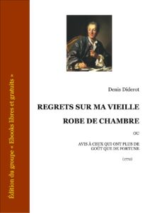 Regrets sur ma vieille robe de chambre, couverture du livre