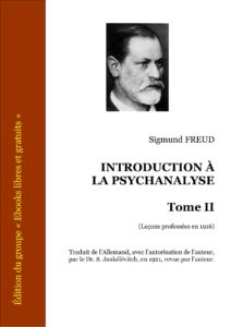 Introduction à la psychanalyse — Tome II, couverture du livre