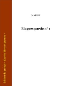 Les blagues — Volume 1, couverture du livre