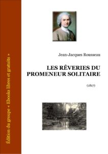 Les Rêveries du promeneur solitaire, couverture du livre