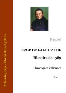 Trop de faveur tue, couverture du livre