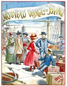 Nouveau voyage en France / Conversations familières, instructives et amusantes par un Papa, couverture du livre