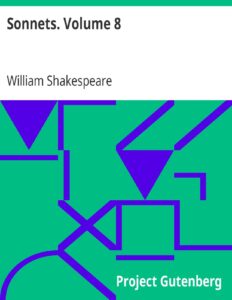 Sonnets. Volume 8, couverture du livre