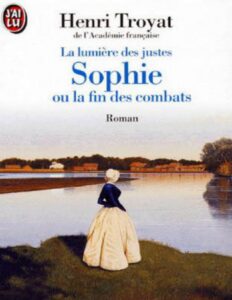 Sophie ou La Fin des Combats, couverture du livre