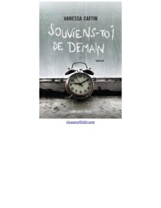 Souviens-toi de demain, couverture du livre