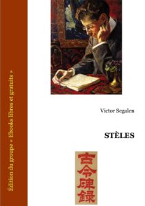 Stèle, couverture du livre