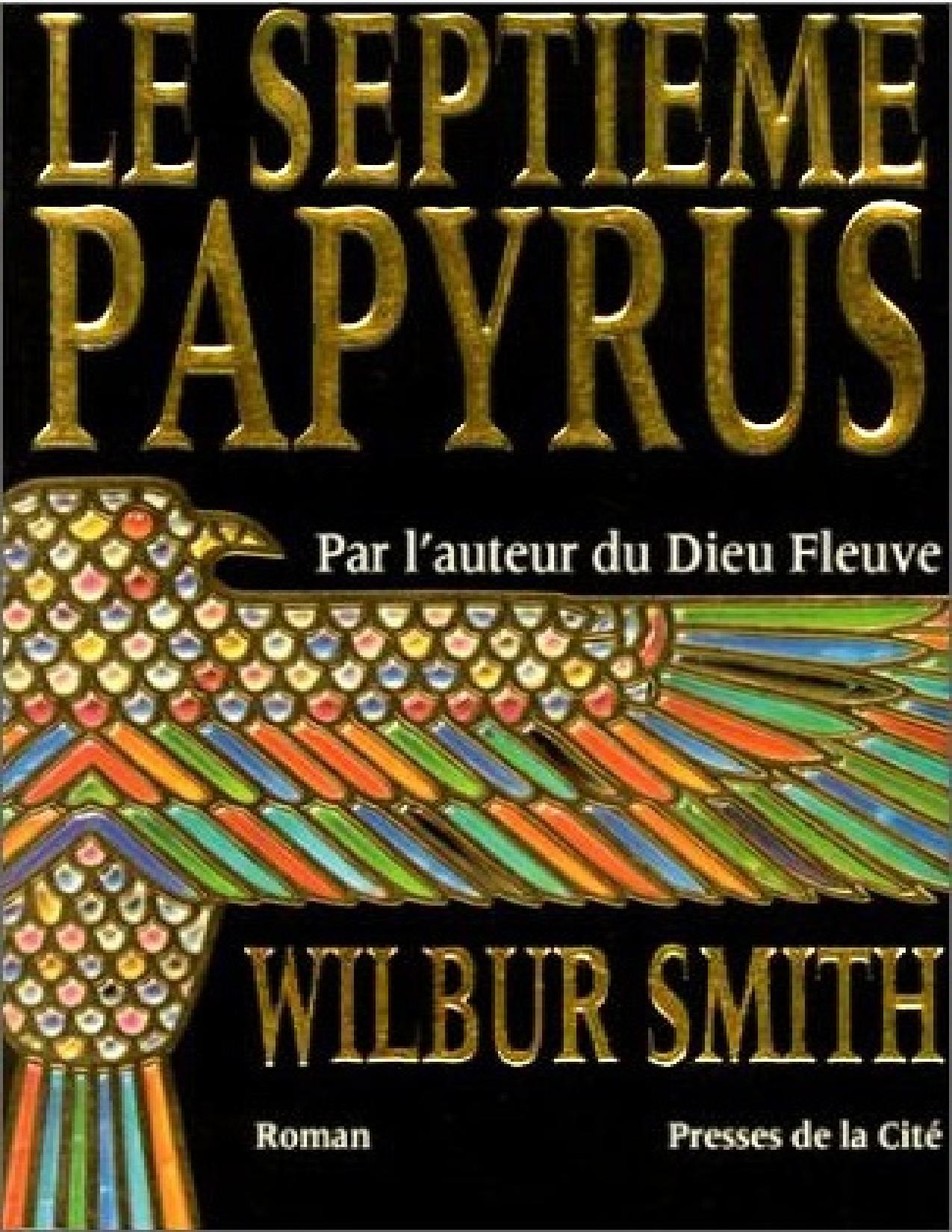 T2 – Le Septième Papyrus de Wilbur Smith, couverture du livre