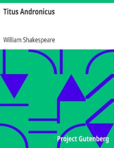 Titus Andronicus, couverture du livre