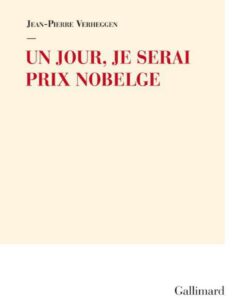 Un jour, je serai Prix Nobelge, couverture du livre
