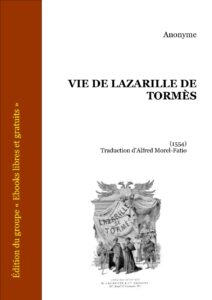 Vie De Lazarille De Tormès, couverture du livre