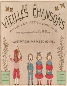 Vieilles chansons pour les petits enfants / avec accompagnements de Ch. M. Widor, couverture du livre