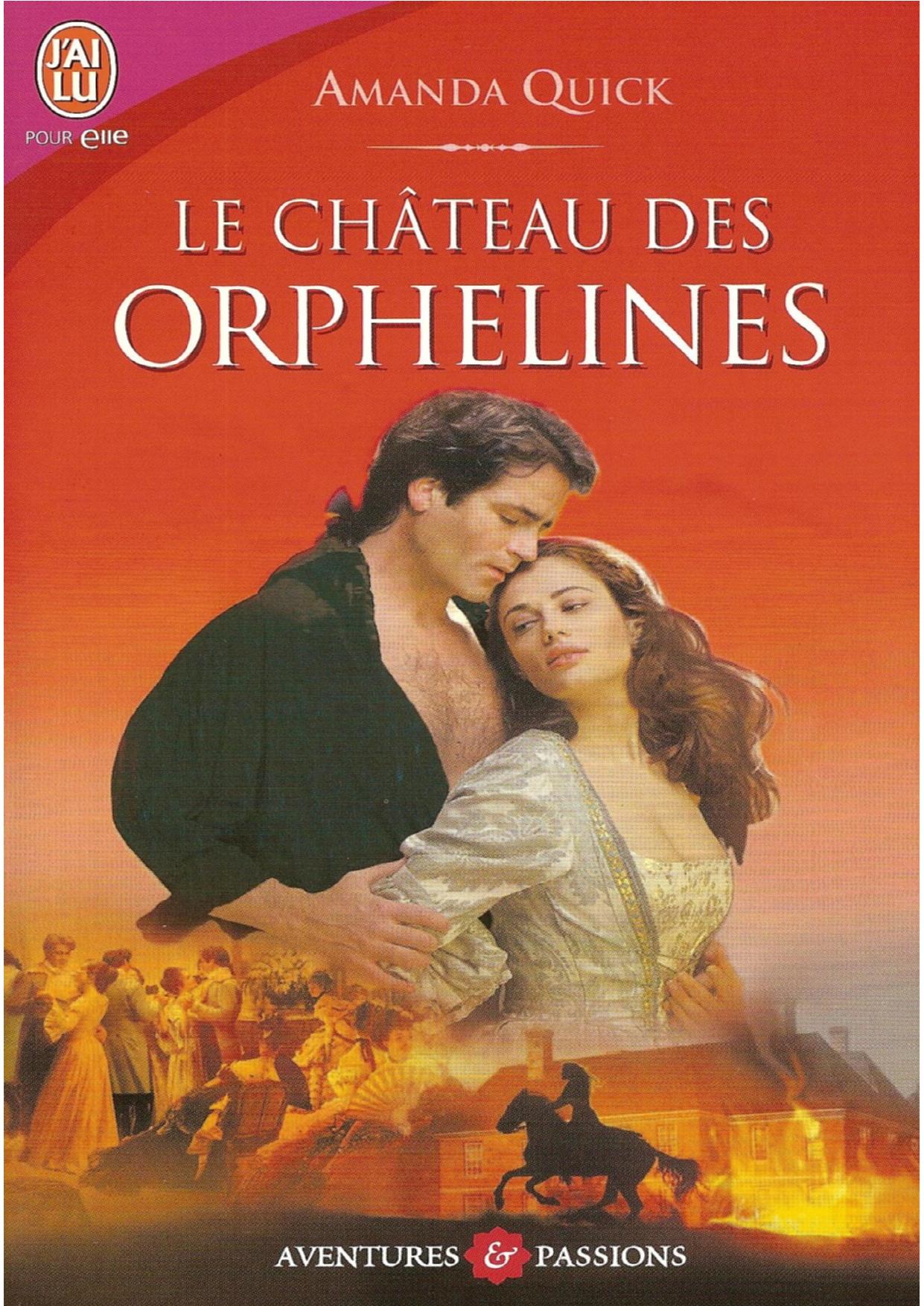 Le chateau des orphelines de Yasmine Galenorn, couverture du livre
