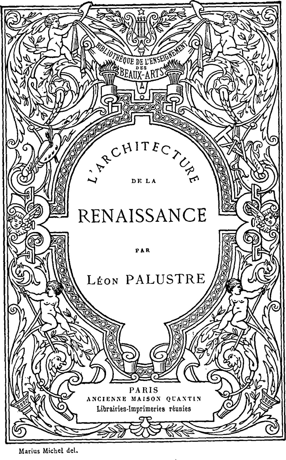 L’Architecture de la Renaissance de Léon Palustre, couverture du livre