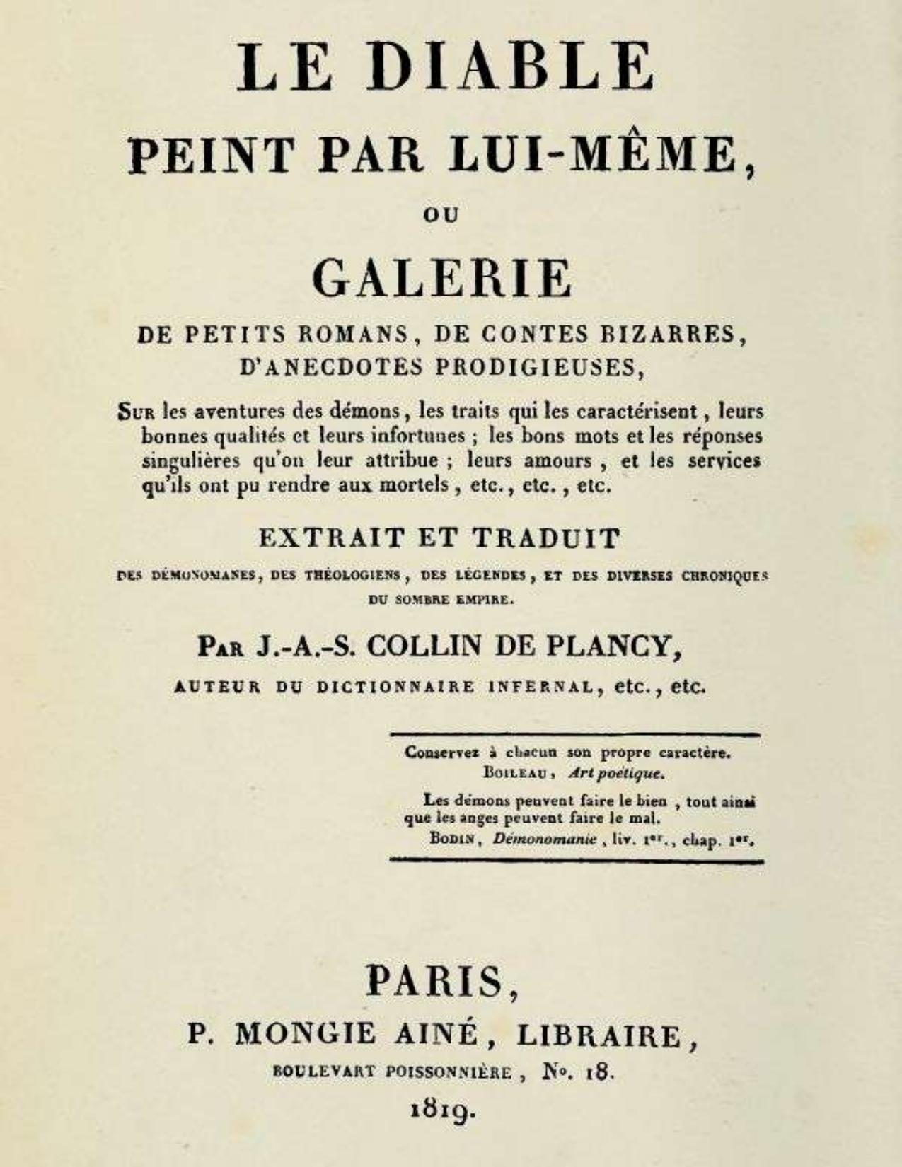 Le diable peint par lui-même d’Unknown, couverture du livre
