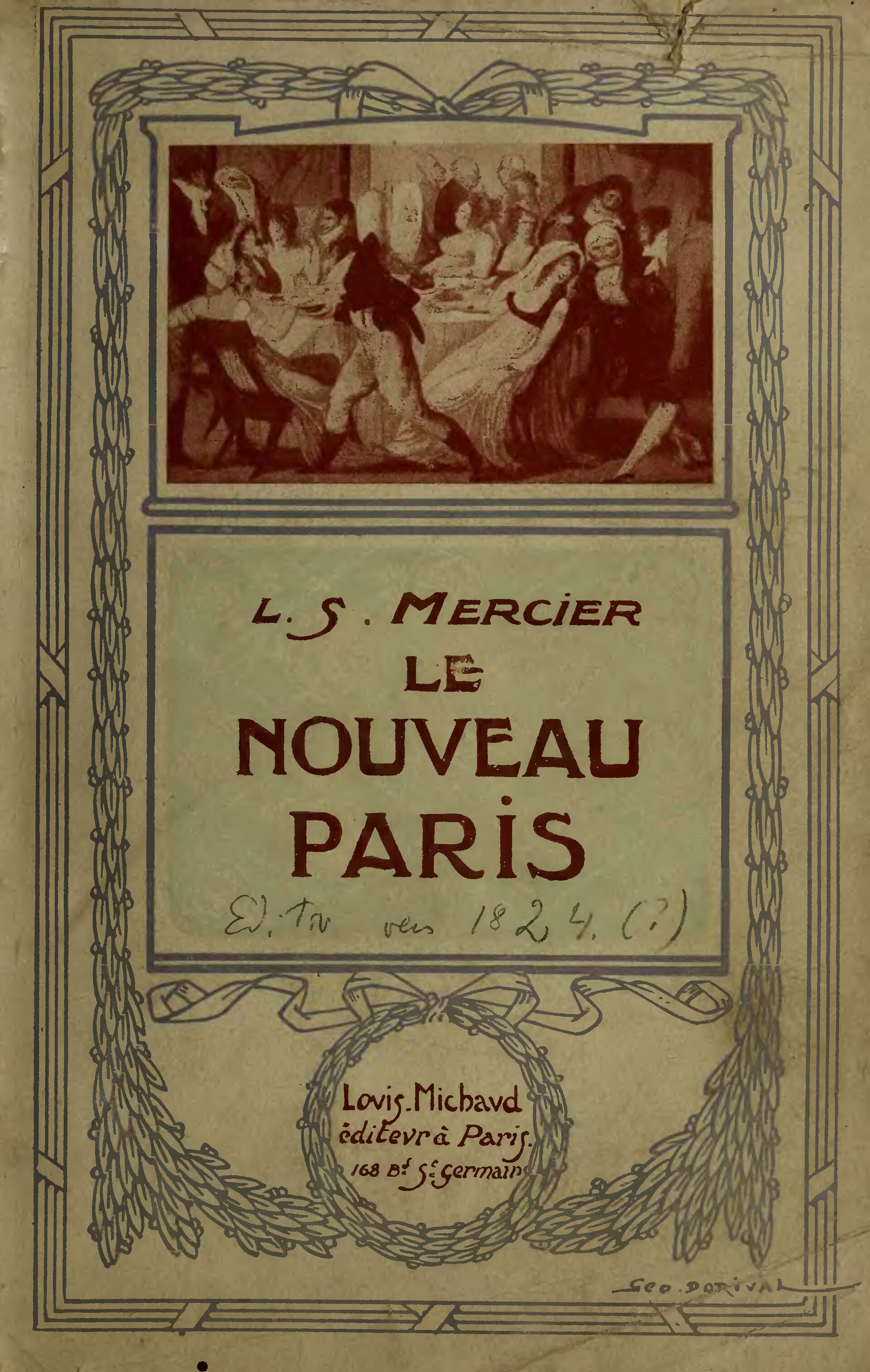 Le nouveau Paris de Louis-Sébastien Mercier, couverture du livre