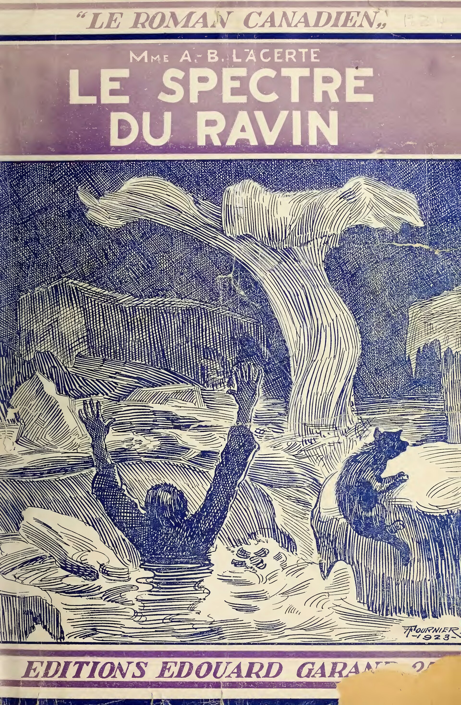 Le spectre du ravin d’Adèle Bourgeois, couverture du livre