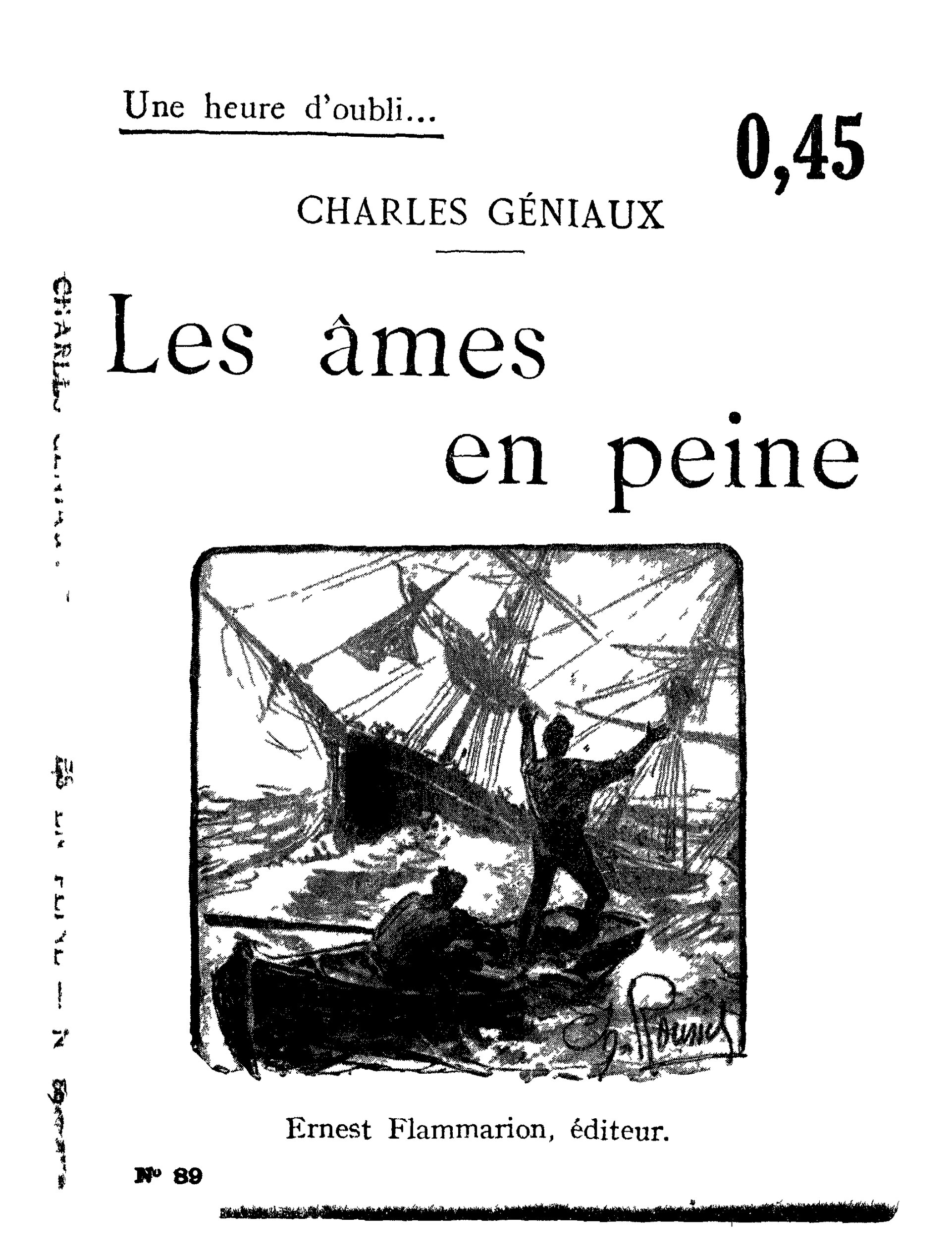 Les Âmes en peine de Charles Géniaux, couverture du livre