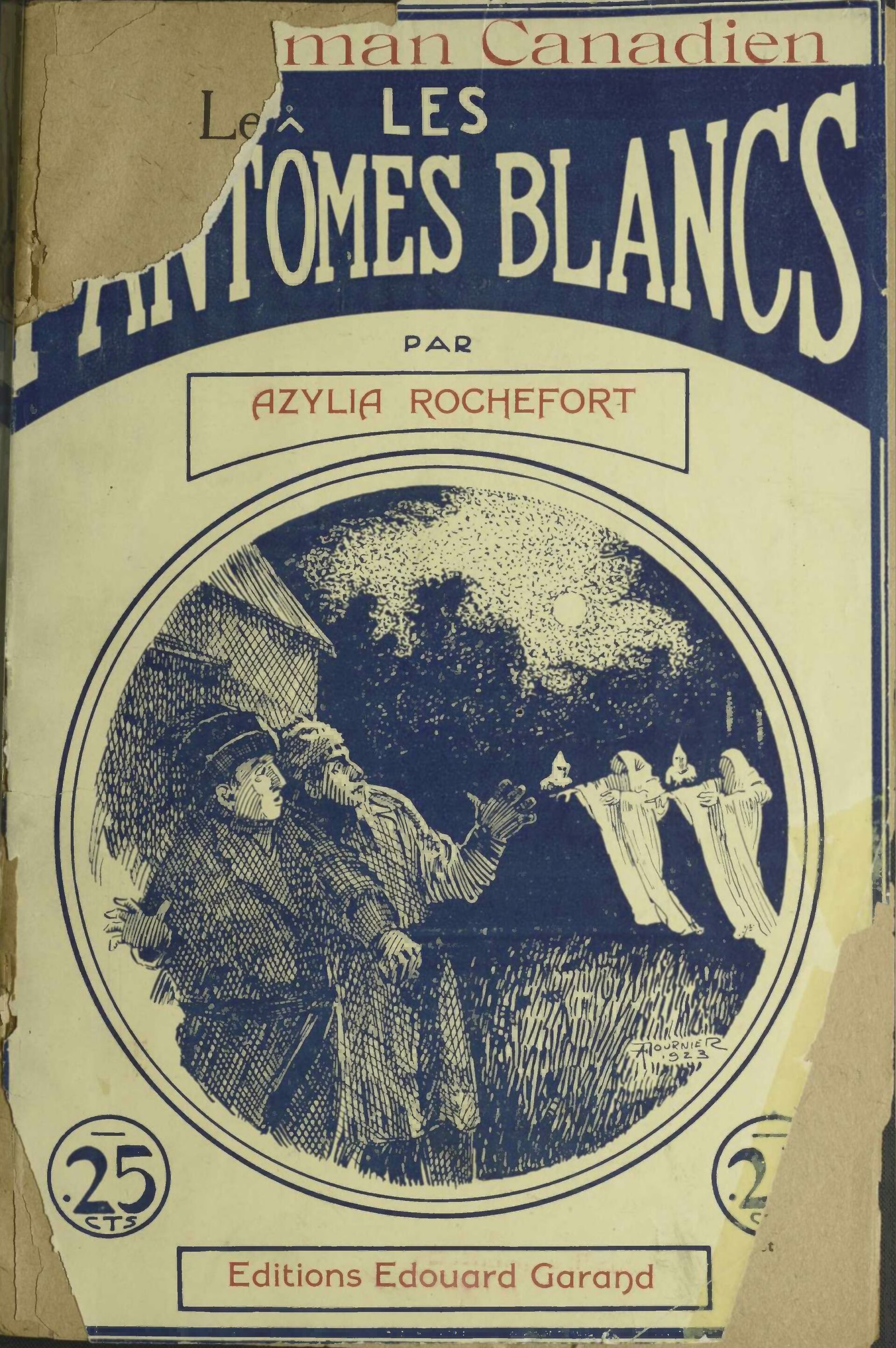 Les fantômes blancs de Marie-Henriette-Auzalie Morin dit Valcourt, couverture du livre