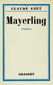 Mayerling de Claude Anet, couverture du livre