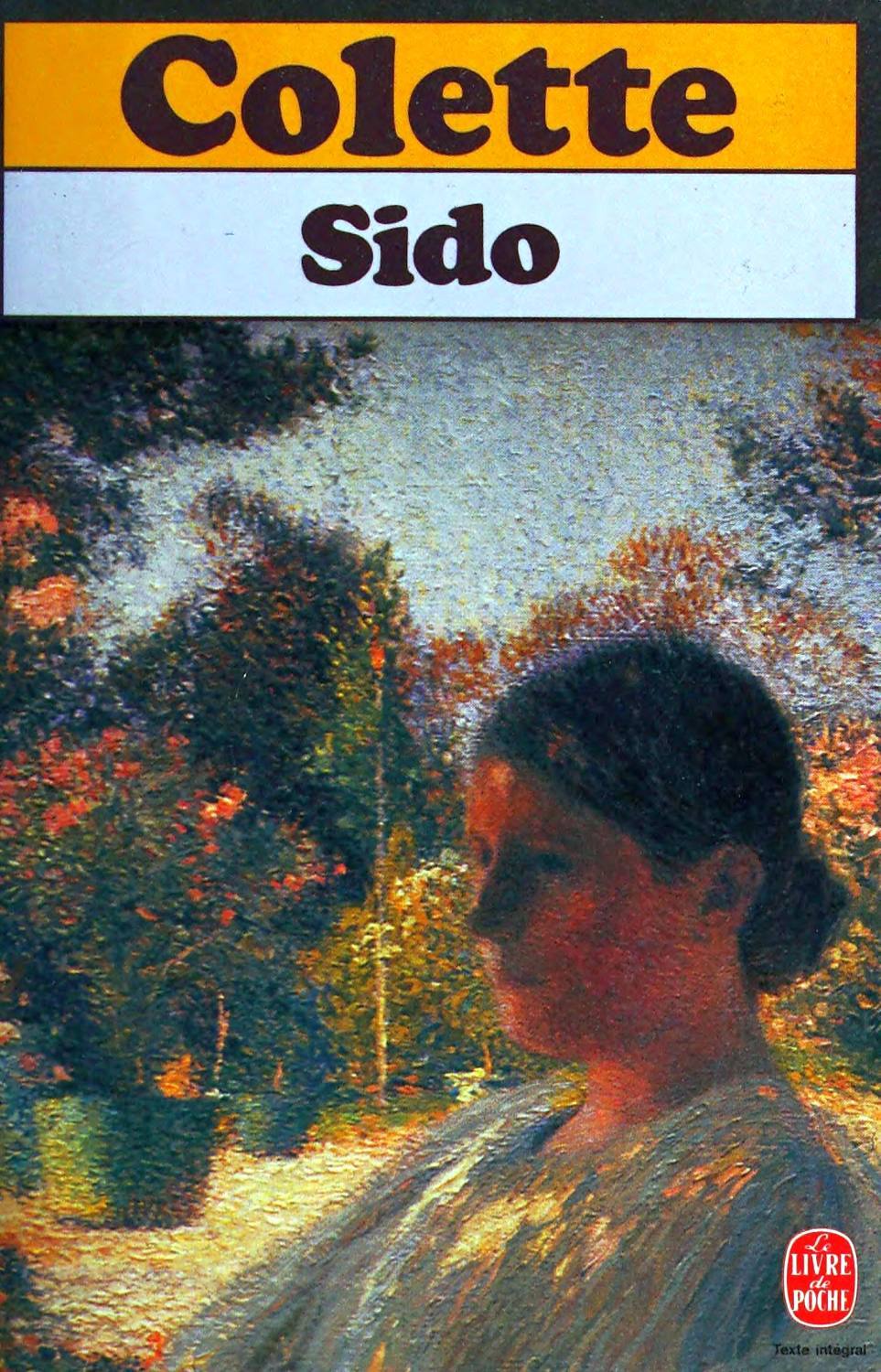 Sido de Colette, couverture du livre